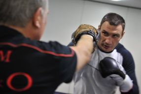 Vitaliy Klichko and Fritz Zdunek