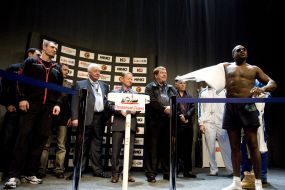 Vitaliy Klichko and Kevin Johnson