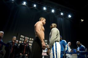 Vitaliy Klichko and Kevin Johnson