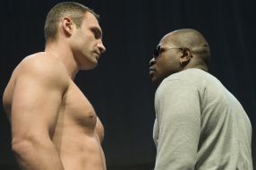 Vitaliy Klichko and Kevin Johnson