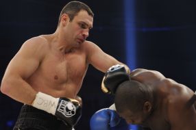 Vitaliy Klichko and Kevin Johnson