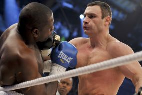 Vitaliy Klichko and Kevin Johnson