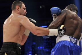 Vitaliy Klichko and Kevin Johnson