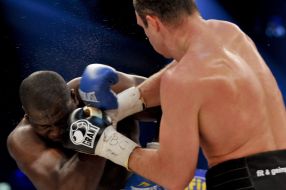 Vitaliy Klichko and Kevin Johnson