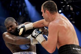 Vitaliy Klichko and Kevin Johnson