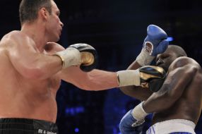 Vitaliy Klichko and Kevin Johnson