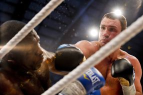 Vitaliy Klichko and Kevin Johnson