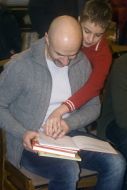 Aleksandr Yarmola with his son Filipp