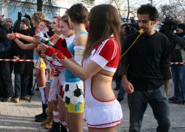 The ”FEMEN” woman’s movement activists