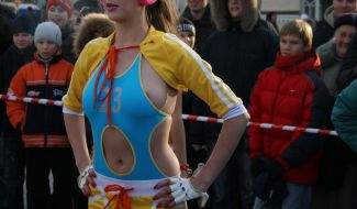 The ”FEMEN” woman’s movement activist