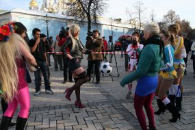 The ”FEMEN” woman’s movement activists