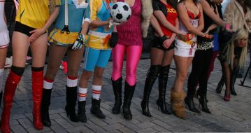 The ”FEMEN” woman’s movement activists