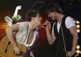 Aleksandr Rybak and Nikolay Serga