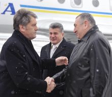 Viktor Yushchenko, Eduard Gurvits and Nikolay Serdyuk