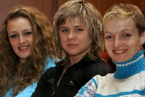 Oksana Shtakun, Ivanna Kruchenya and Inna Shevchenko