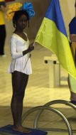 Дівчинка з прапором України