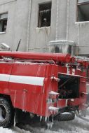 Fires truck