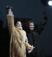 Yuliya Timoshenko and Nina Matvienko