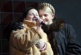 Yuliya Timoshenko and Nina Matvienko