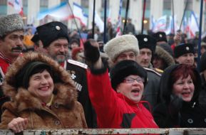 Участники всекрымского Российского собрания граждан