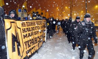 Бойцы спецподразделения милиции ”Грифон”