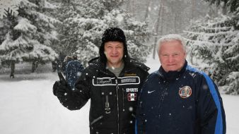 Yuriy Kindzerskiy and Algimantas Lyubinskas