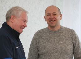 Yuriy Kindzerskiy and Algimantas Lyubinskas