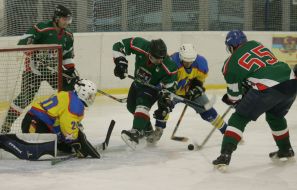 Finale of hockey tournament on Cup of Block of the left and left-of-center forces