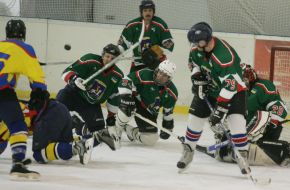 Finale of hockey tournament on Cup of Block of the left and left-of-center forces