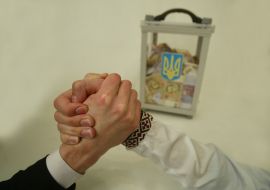 Ballot-box with a money