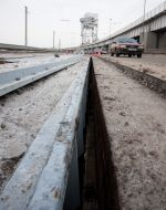 Passing part of weir of Dnieper Hydroelectric Station