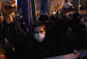 Активист партии ”Свобода”