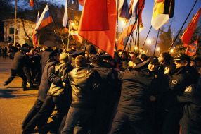 Сотрудники милиции