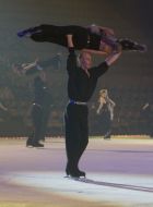 Actors of ”Theater of ice miniatures under the direction of Igor Bobrin”