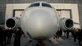 First serial airplane An-148-100