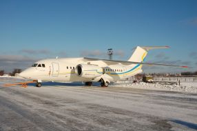 First serial airplane An-148-100B
