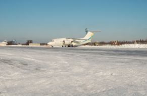 First serial airplane An-148-100B
