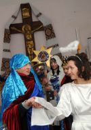 Participants of the Nativity play