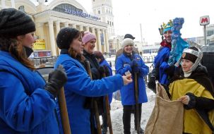 Participants of the Nativity play