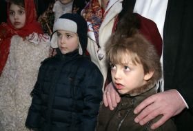 Taras Yushchenko and Kristina Yushchenko