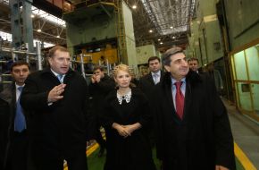 Yulia Timoshenko and Sergey Taruta