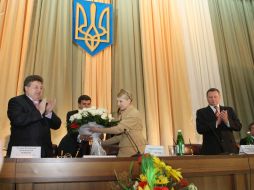 Anatoliy Grytsyuk and Yulia Timoshenko