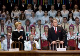 Viktor Yuschenko and Raisa Bogatyrova