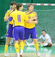 Игроки сборной Украины по футзалу