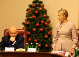 Yulia Timoshenko and Aleksandr Turchinov