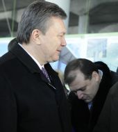 Viktor Yanukovich and  Mikhail Dobkin