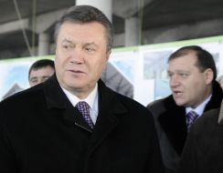 Viktor Yanukovich and  Mikhail Dobkin