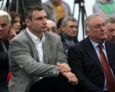 Vitaliy Klichko and Valeriy Borzov