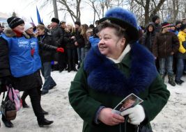 Participant of the mass meeting