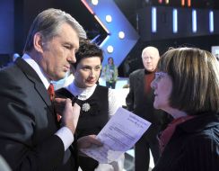 Viktor Yushchenko and Irina Vannikova